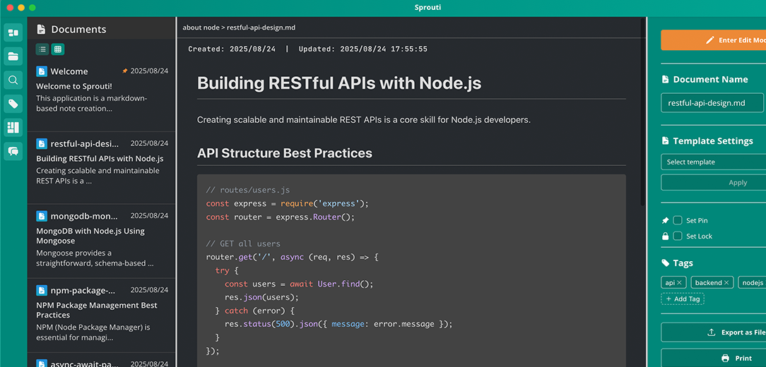 美しいMarkdownエディタ